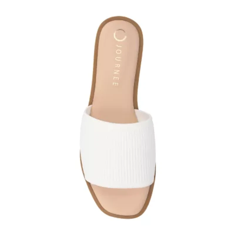 Journee Collection Womens Prisilla Flat Sandals