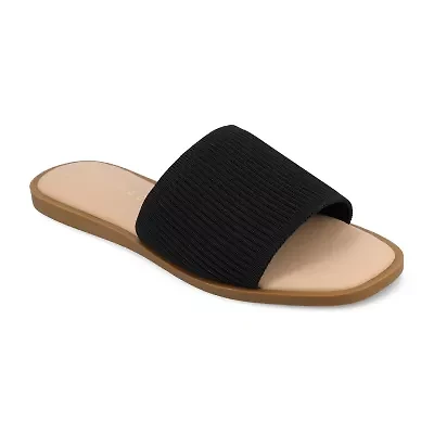 Journee Collection Cloudsteppers Womens Prisilla Flat Sandals