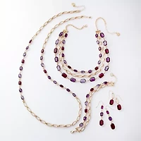 Liz Claiborne Womens Oval Drop Earrings