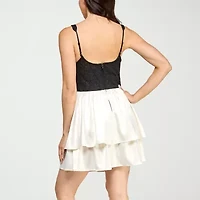 Trixxi Womens Sleeveless Fit + Flare Dress Juniors