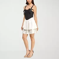 Trixxi Womens Sleeveless Fit + Flare Dress Juniors