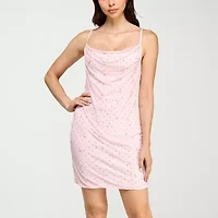 Trixxi Embellished Womens Sleeveless Juniors Bodycon Dress