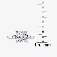 Grown Gorgeous (F, Vs2) Womens 3 3/4 CT. T.W. Lab White Diamond 14K Gold or Platinum Princess-cut Engagement Ring