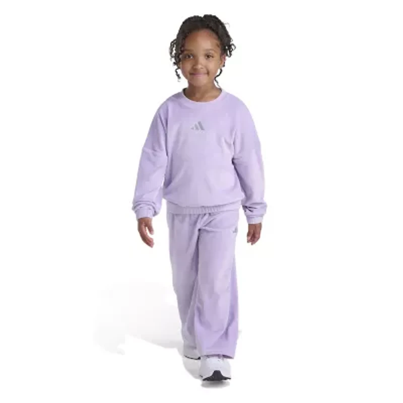 adidas Toddler Girls 2-pc. Pant Set