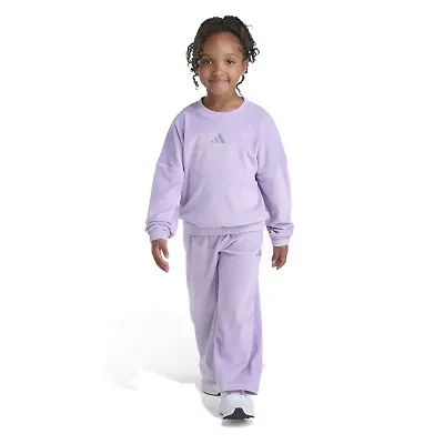 adidas Toddler Girls 2-pc. Pant Set