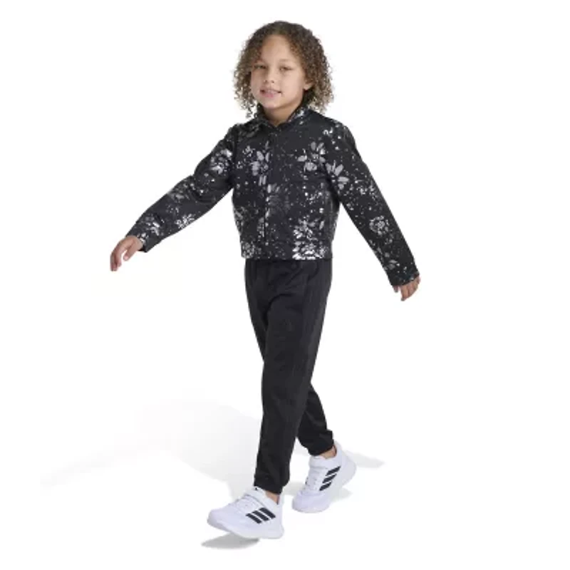 adidas Little Girls 2-pc. Pant Set