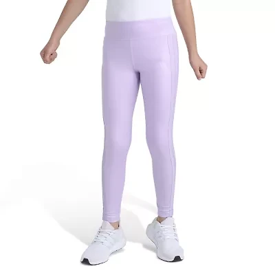 adidas Big Kid Girls Mid Rise Active Skinny Full Length Leggings