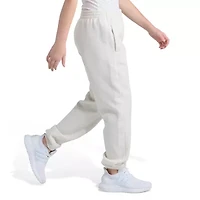 adidas Big Kid Girls Cuffed Mid Rise Loose Fit Jogger Pant
