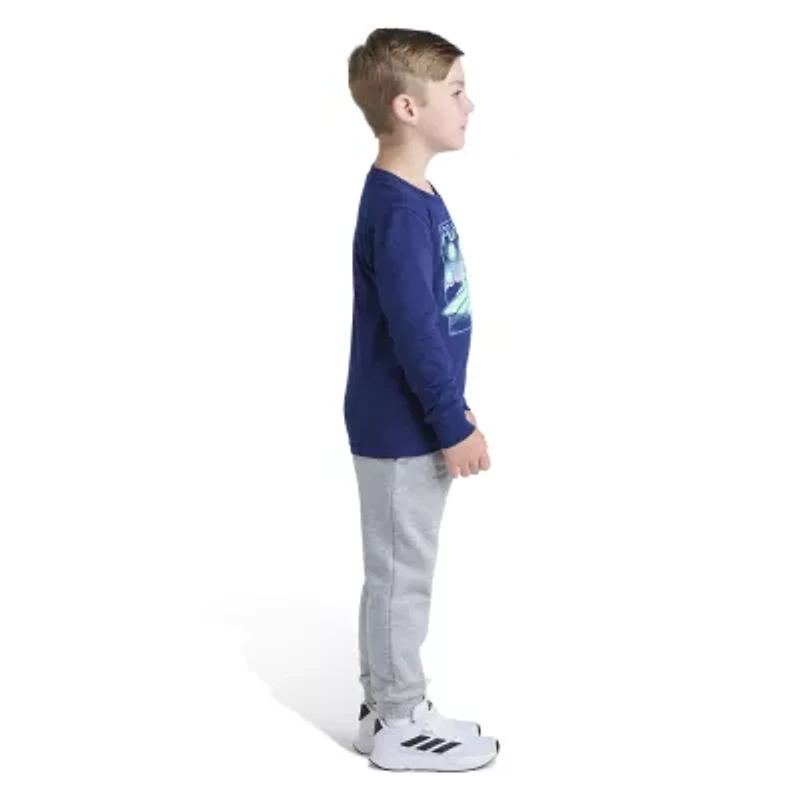 adidas Little Boys 2-pc. Pant Set