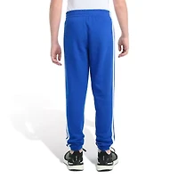 adidas Big Kid Boys Drawstring Waist Cuffed Mid Rise Regular Fit Fleece Jogger Pant