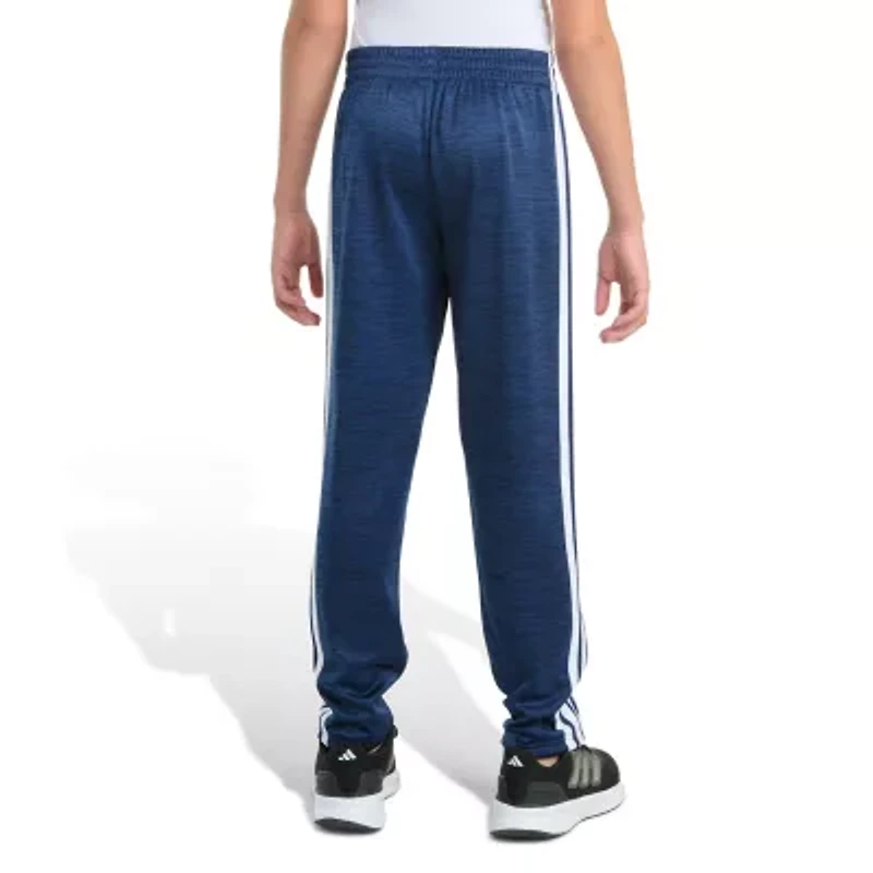 adidas Big Kid Boys Mid Rise Tapered Regular Fit Pull-On Pant