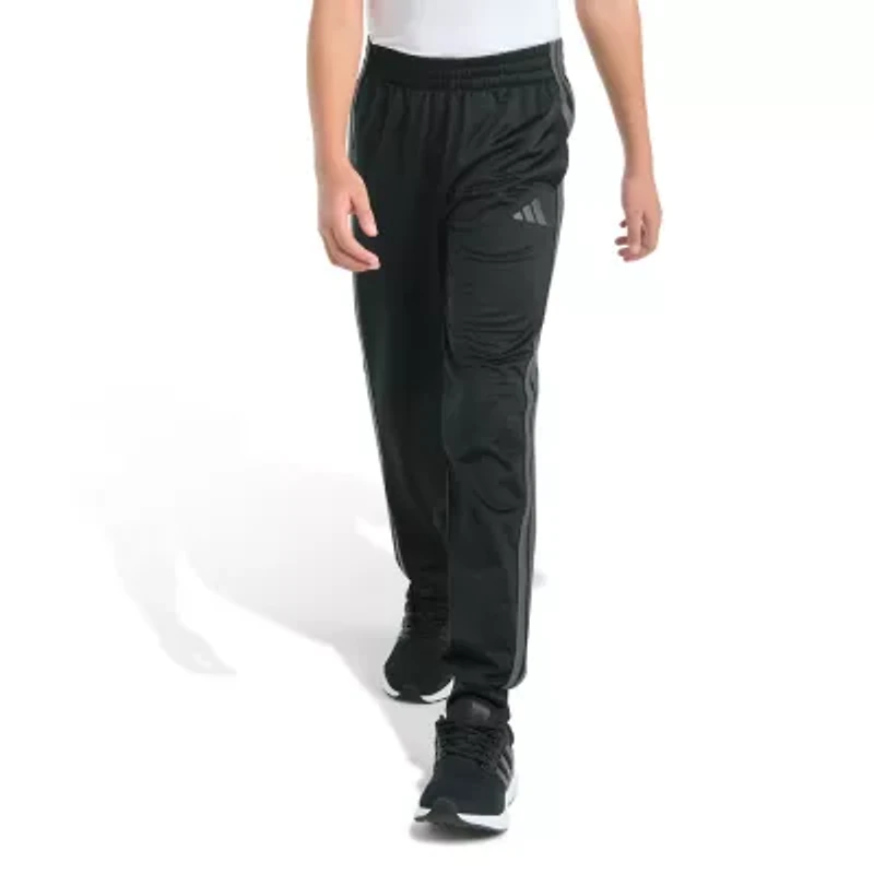 adidas Big Kid Boys Drawstring Waist Cuffed Mid Rise Regular Fit Jogger Pant