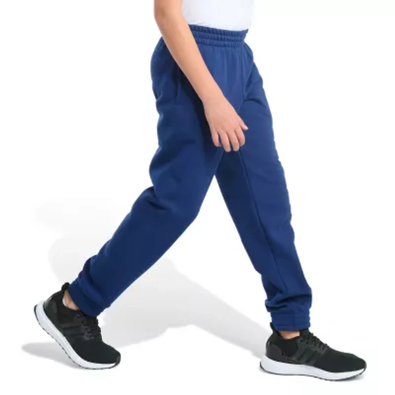 adidas Big Kid Boys Drawstring Waist Cuffed Mid Rise Regular Fit Jogger Pant