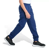 adidas Big Kid Boys Drawstring Waist Cuffed Mid Rise Regular Fit Jogger Pant