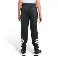 adidas Big Kid Boys Drawstring Waist Cuffed Mid Rise Regular Fit Fleece Jogger Pant