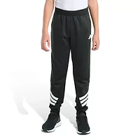 adidas Big Kid Boys Drawstring Waist Cuffed Mid Rise Regular Fit Fleece Jogger Pant