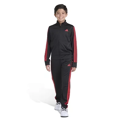 adidas Big Kid Boys 2-pc. Tricot Jacket & Pant Set
