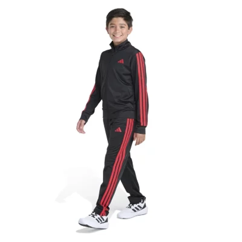 adidas Big Kid Boys 2-pc. Tricot Jacket & Pant Set