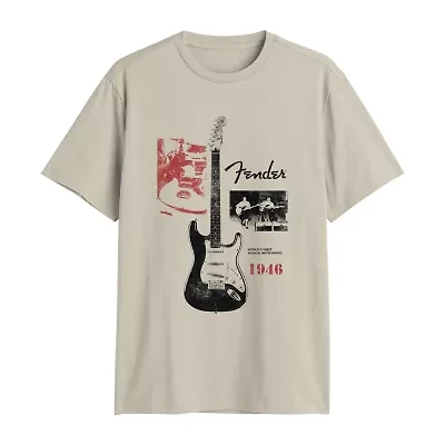 Mens Crew Neck Short Sleeve Regular Fit Graphic T-Shirt