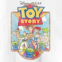 Mens Crew Neck Short Sleeve Regular Fit Toy Story Graphic T-Shirt