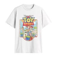 Mens Crew Neck Short Sleeve Regular Fit Toy Story Graphic T-Shirt