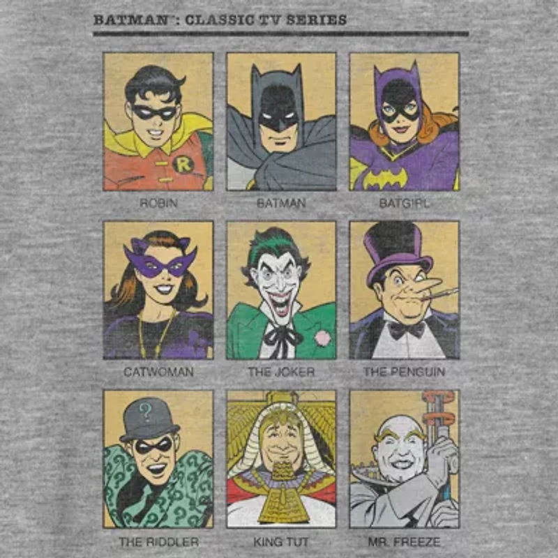 Mens Crew Neck Short Sleeve Regular Fit DC Comics Graphic T-Shirt