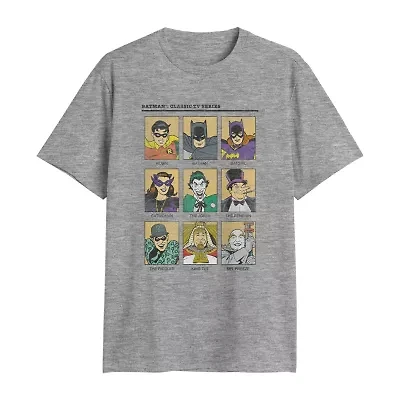 Mens Crew Neck Short Sleeve Regular Fit DC Comics Graphic T-Shirt