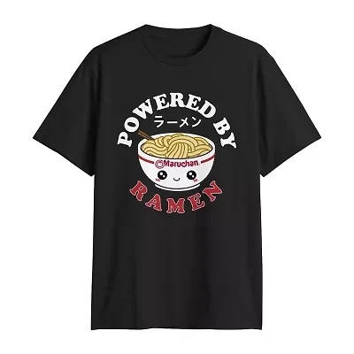 Mens Crew Neck Short Sleeve Regular Fit Graphic T-Shirt
