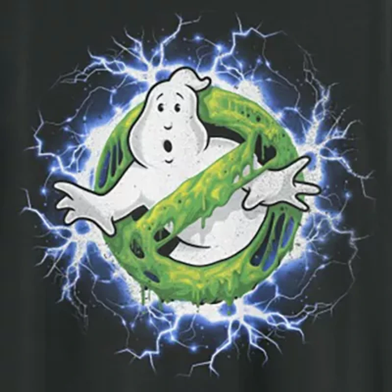 Mens Crew Neck Short Sleeve Regular Fit Ghostbusters Graphic T-Shirt