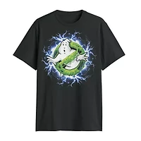 Mens Crew Neck Short Sleeve Regular Fit Ghostbusters Graphic T-Shirt