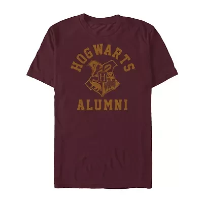 Mens Crew Neck Short Sleeve Regular Fit Harry Potter Graphic T-Shirt