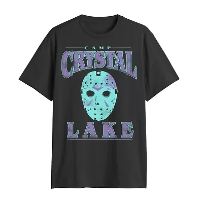 Mens Crew Neck Short Sleeve Regular Fit Graphic T-Shirt