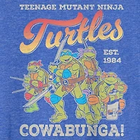 Mens Crew Neck Short Sleeve Regular Fit Teenage Mutant Ninja Turtles Big and Tall Graphic T-Shirt