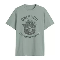 Mens Crew Neck Short Sleeve Regular Fit Big and Tall Graphic T-Shirt