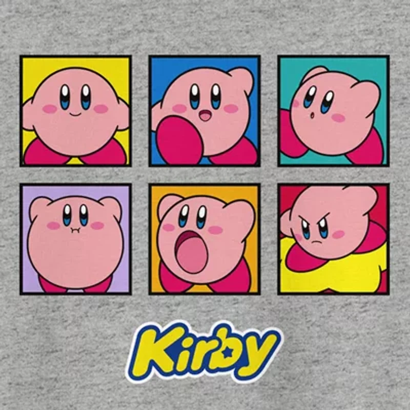 Mens Crew Neck Short Sleeve Regular Fit Kirby Big and Tall Graphic T-Shirt