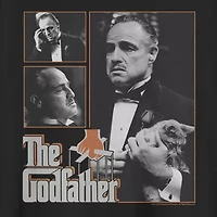 The Godfather Mens Crew Neck Short Sleeve Regular Fit Big and Tall Graphic T-Shirt