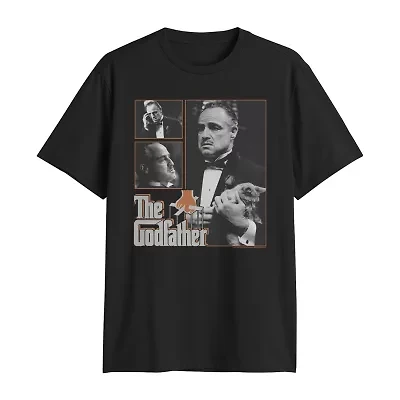 The Godfather Mens Crew Neck Short Sleeve Regular Fit Big and Tall Graphic T-Shirt