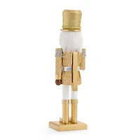 North Pole Trading Co. 14in Disco Hat African American Wood Christmas Nutcracker
