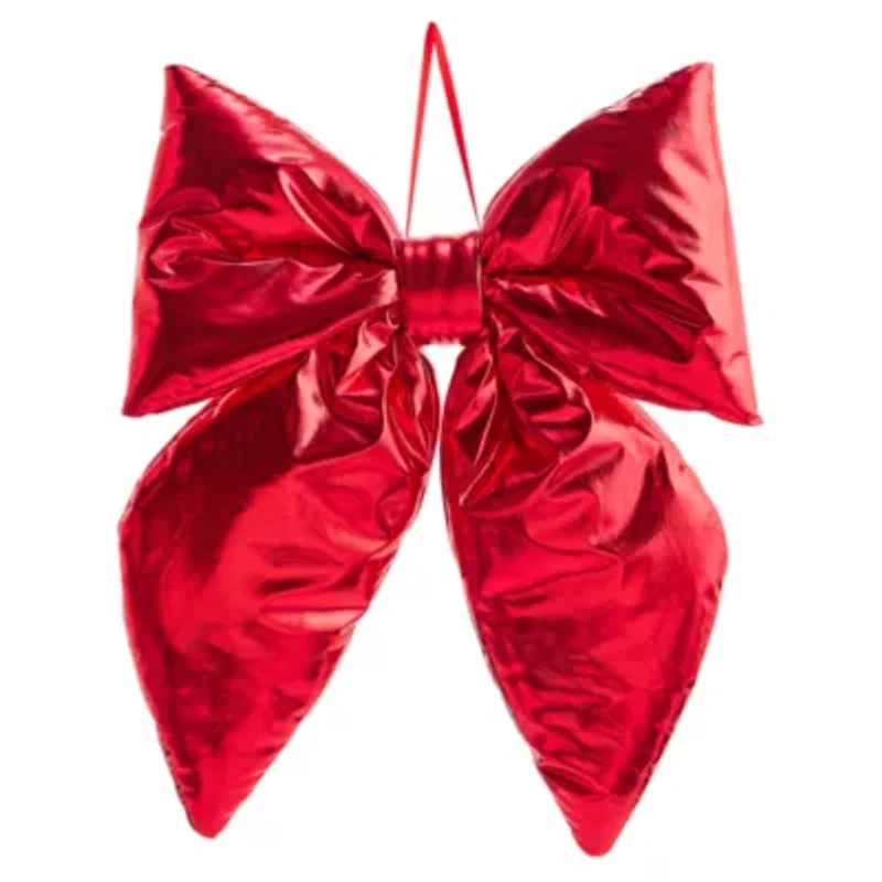 North Pole Trading Co. Medium Bow Christmas Ornament