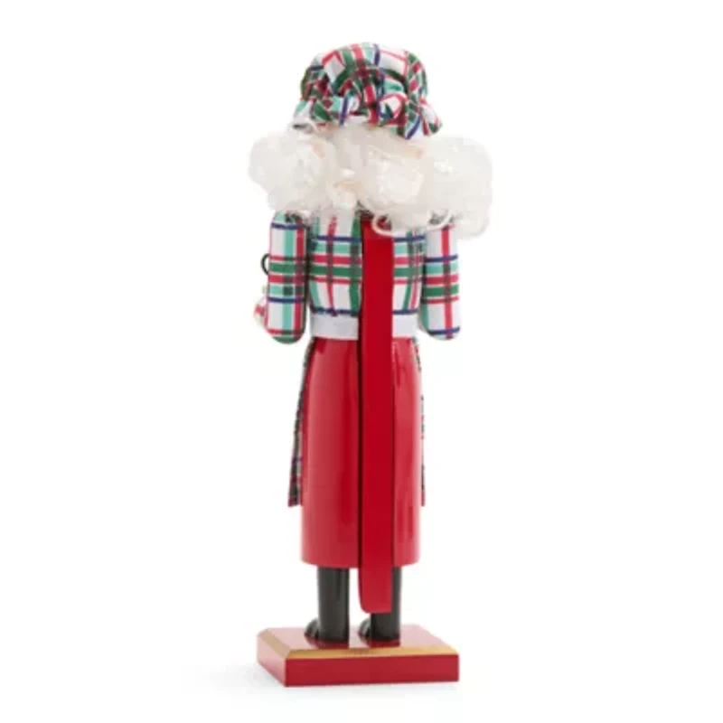 North Pole Trading Co. 14in Mrs Clause Wood Christmas Nutcracker
