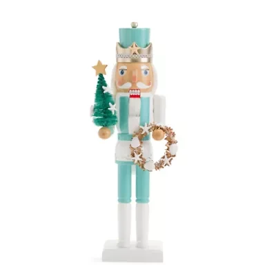 North Pole Trading Co. 14in Sea Soldier Wood Christmas Nutcracker