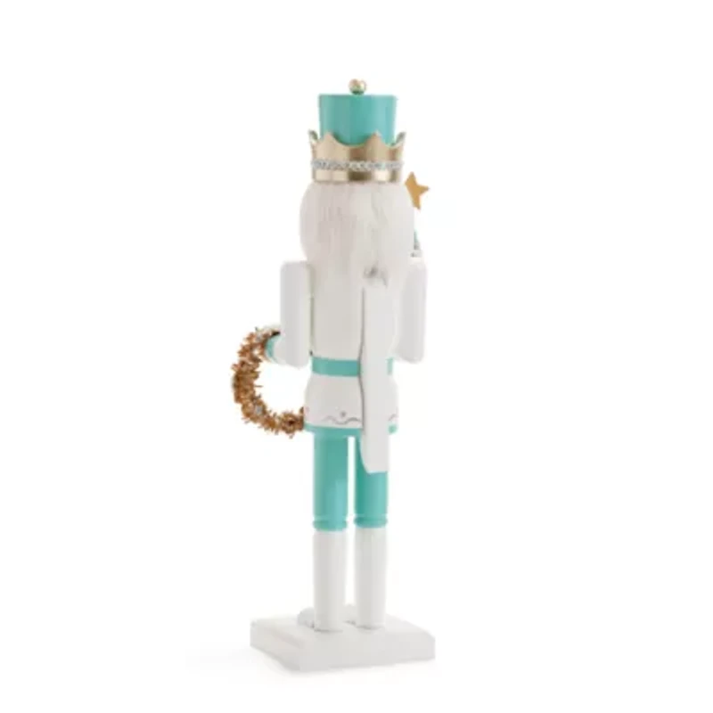 North Pole Trading Co. 14in Sea Soldier Wood Christmas Nutcracker