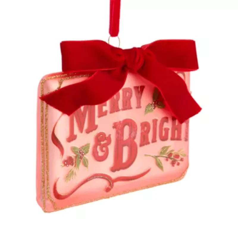 Martha Stewart Merry And Bright Letter Christmas Ornament