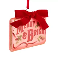 Martha Stewart Merry And Bright Letter Christmas Ornament