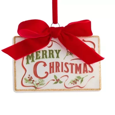 Martha Stewart Merry Christmas Letter Christmas Ornament