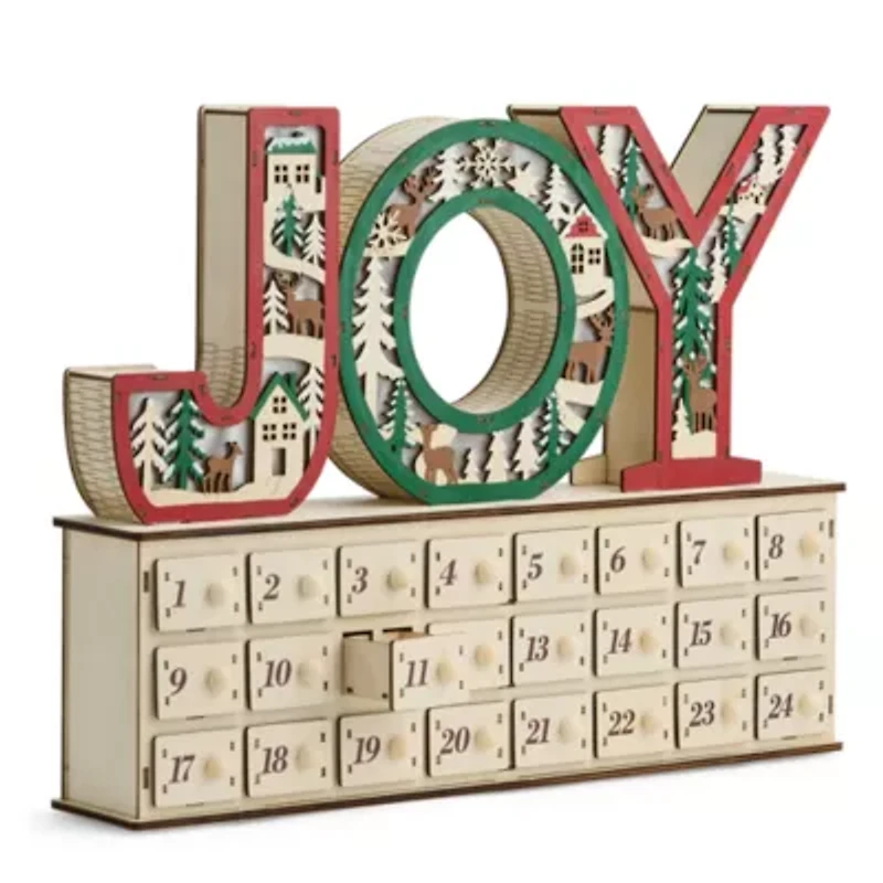 North Pole Trading Co. Joy Christmas Advent Calendar