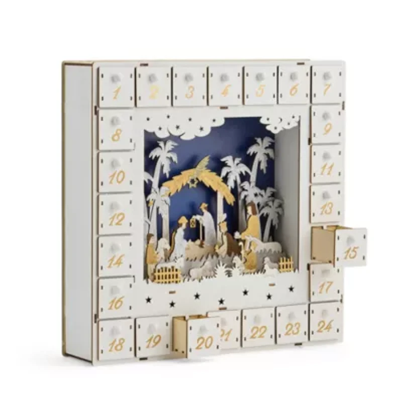 North Pole Trading Co. Nativity Christmas Advent Calendar