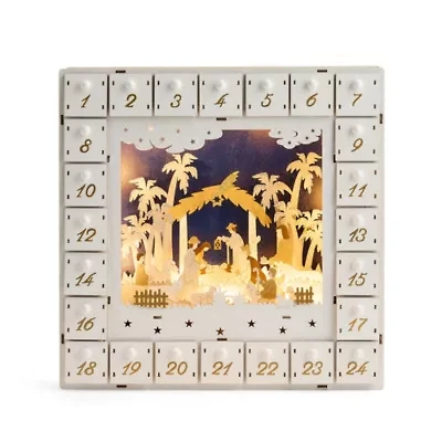 North Pole Trading Co. Nativity Christmas Advent Calendar