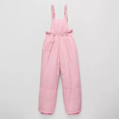 Thereabouts Little & Big Kid Girls Water Resistant Heavyweight Snow Bib