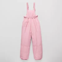 Thereabouts Little & Big Kid Girls Water Resistant Heavyweight Snow Bib
